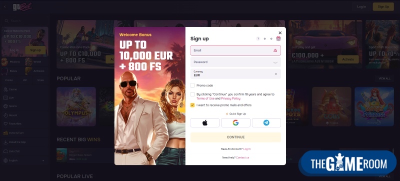Account aanmaken illegaal casino